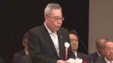 建国記念の日　盛岡で奉祝派が集会　奈良・橿原神宮に向け拝礼　岩手県盛岡市