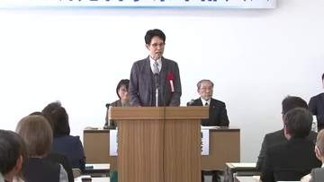 階氏 公明県本部大会で結束呼びかけ　「簗農水大臣は潔く辞任を」　岩手県盛岡市
