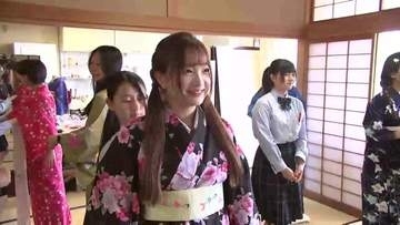 台湾の高校生が教育旅行で盛岡市へ　高校で着付け体験　岩手県