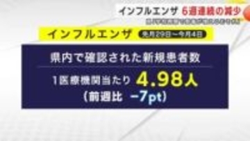 インフルエンザ、6週連続減少も「学校再開で患者が増えるおそれ」岩手県