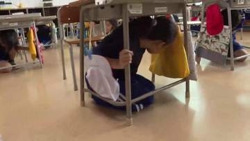 岩手・宮城内陸地震18年　小学校で発生時刻に合わせて訓練　岩手県一関市