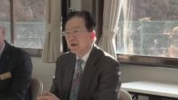 達増知事が仕事始め　大船渡市の応急仮設住宅を訪問、入居者と懇談　岩手県