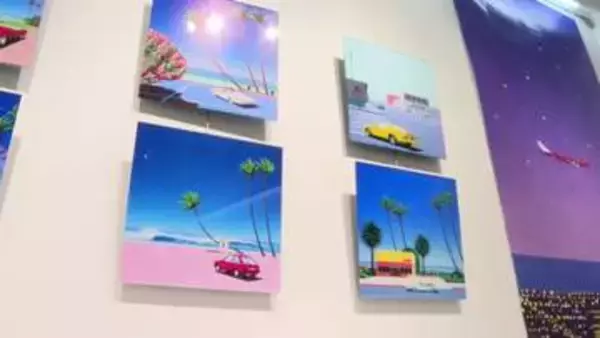 永井博版画展　夏をイメージした作品約40点　岩手県盛岡市