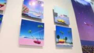 永井博版画展　夏をイメージした作品約40点　岩手県盛岡市