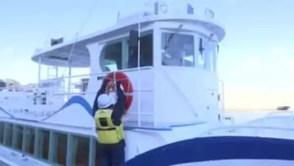 北山崎クルーズ船の安全点検　年末年始を前に　岩手県田野畑村