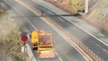 バイク事故で意識不明の男性死亡　岩手・北上市の秋田自動車道