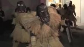 小正月行事「吉浜のスネカ」　子どもの健やかな成長を願う　岩手県大船渡市