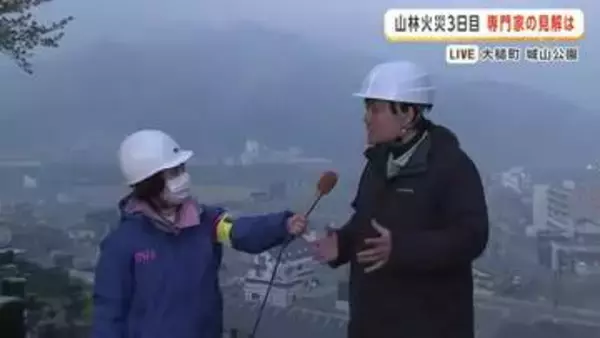 専門家の見解「樹冠火」発生の可能性高い、2か所の火災は独立した2事例　岩手・大槌町山林火災