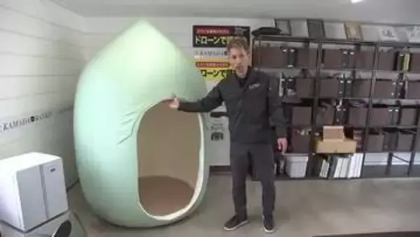 避難生活の質向上に新たなテント製品販売　花巻市の企業　数時間で設置可能　岩手県