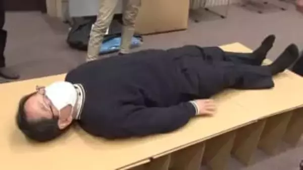 災害に備える　避難生活の体験講座　岩手県盛岡市