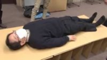 災害に備える　避難生活の体験講座　岩手県盛岡市