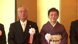 「県勢功労者表彰式　八木橋伸之さんと菅原悦子さん　震災復興などに貢献　岩手県」の画像1