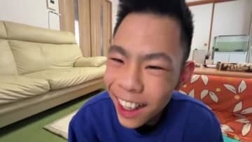 超低出生体重児444ｇで誕生　重い障がいがある14歳少年　目標が日々を輝かせる　岩手県盛岡市