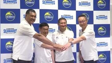 日本製鉄釜石シーウェイブスの神座新GMが意気込み　「1年で2部復帰」　岩手県釜石市