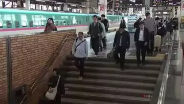 東北新幹線 下りの混雑ピーク　ＧＷ後半スタート　岩手県盛岡市