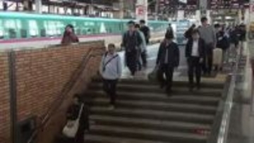 東北新幹線 下りの混雑ピーク　ＧＷ後半スタート　岩手県盛岡市