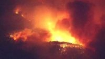 岩手・大槌町山林火災　避難指示は人口の3割に　鎮圧のめど立たず