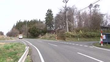 乗用車の単独事故　70歳男性死亡　花巻市の県道　岩手県