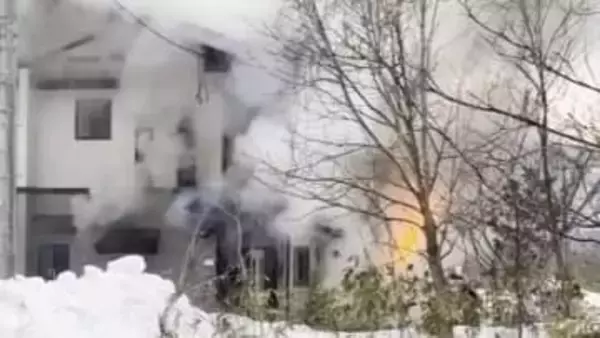 住宅1棟全焼　男性1人けが　雫石町で火事　岩手県