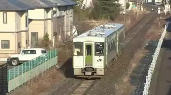 大雨で一部不通のＪＲ北上線　17日から代行バス運行へ　岩手県