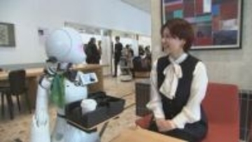 “分身ロボット”盛岡市のカフェに登場　難病や障がいある人が遠隔操作　岩手県