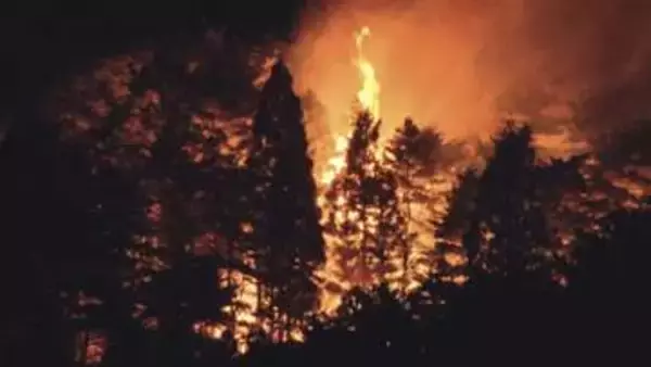 2カ所で山林火災が延焼　住宅全焼1棟・半焼1棟、900世帯に避難指示　岩手・大槌町