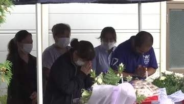 高齢者施設跡地で追悼　台風の甚大な被害から10年　岩手・岩泉町