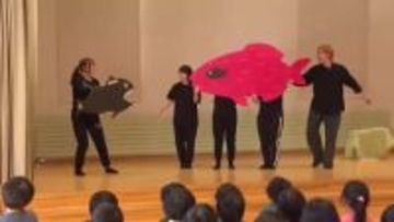 短大生が幼稚園で卒業公演　学びの成果を園児たちに披露　岩手県盛岡市