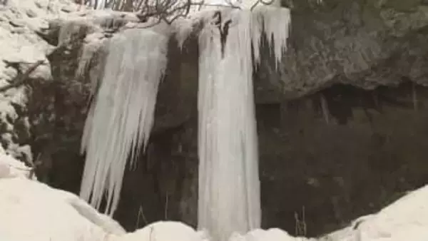 花巻市の“たろし滝”3年ぶりに測定　2026年は「豊作」　岩手県