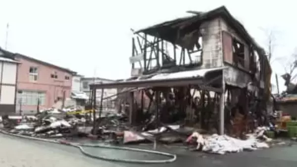 「住宅が燃えている」　平泉町で5棟全焼 2人の遺体　70代夫婦と連絡取れず　岩手県