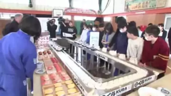 小学校で食品ロス学ぶ出前授業　大手回転ずしチェーンが実施　岩手県盛岡市