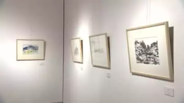 復興さなかの大船渡市スケッチ展　盛岡市で開催　東日本大震災から15年　岩手県