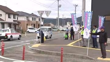 事故最多の交差点・盛岡市向中野　警察が交通安全を呼びかけ　信号がない十字路で一時停止徹底を　岩手県