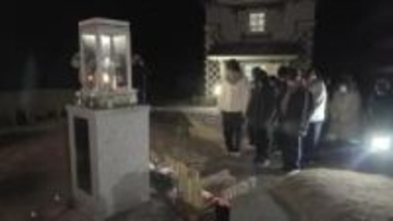 陸前高田市で「希望の灯り」に祈り　阪神・淡路大震災から31年　岩手県