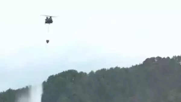 岩手・大槌町山林火災　「おおむね制御下に」　焼失面積は1633haに拡大（4月28日午前6時時点）