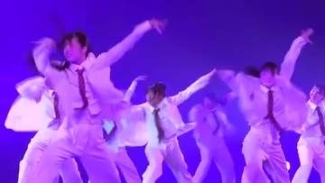 新コーチが指導 花巻東ダンス部（岩手・花巻市）公演　観客を魅了