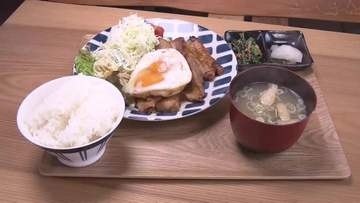 2日仕込みチャーシューとトロトロ卵の黄金コンビ！人気の「チャーシューエッグ定食」　ネコ好き店主こだわりの定食とスイーツ　岩手・花巻市