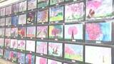 「小学生が描く“岩手の桜”作品展　力作1168点が一堂に　岩手県盛岡市」の画像1