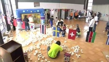 避難経験の児童も笑顔　山林火災の岩手・大槌町で子ども向けイベント開催