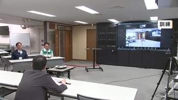 岩手県風水害対策支援チームが台風対応訓練　市町村に早めの避難を助言