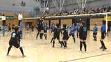 「ママさんバレー県大会決勝　50回記念大会で熱戦」の画像1