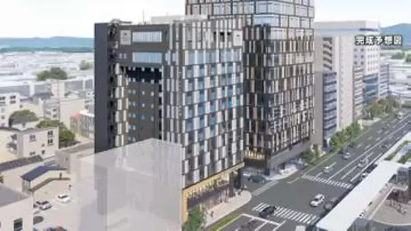 地上13階建て　152室のホテルも　近鉄四日市駅前に新たな複合ビル　28年春開業へ