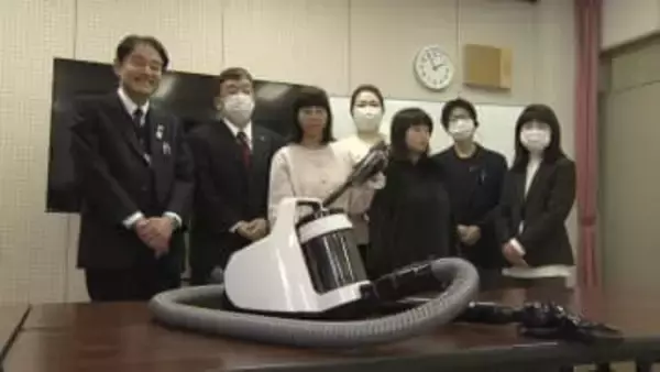 障がいのある子どもたちを支援　東芝が福祉施設に掃除機贈呈