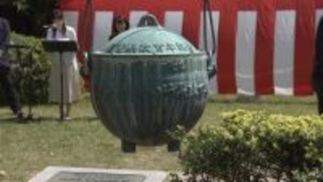 50年の時を越えて　県誕生150年でタイムカプセル開封　三重