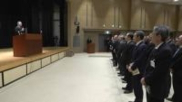 三重県知事が年頭あいさつ　人口減少や南海トラフ対策などに注力