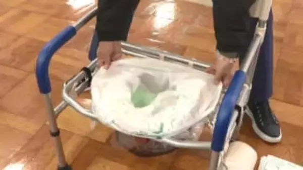 「家族で話してもらうきっかけに」　「トイレ」をテーマに避難所設営訓練