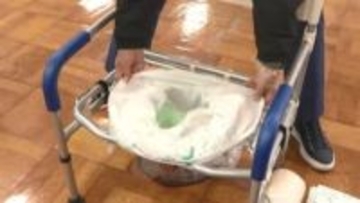 「家族で話してもらうきっかけに」　「トイレ」をテーマに避難所設営訓練