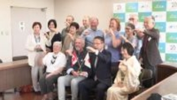 カナダなどから来日　三重で文化体験し市長と交流