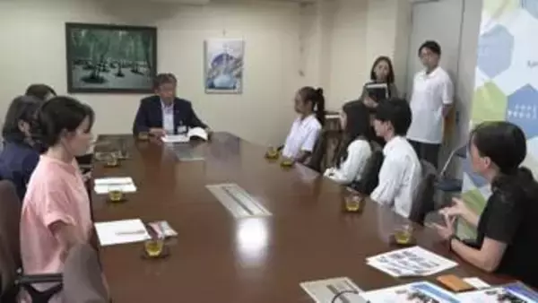 高校生が関宿を英語で発信　ＰＲ動画完成