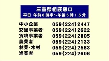 中東情勢の悪化による原油価格の高騰　三重県が相談窓口を設置　経営や資金繰りの相談に対応